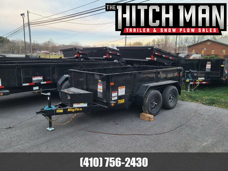 5 x 10 Big-Tex Low-Profile Dump Trailer, 7k Tandem Axle in