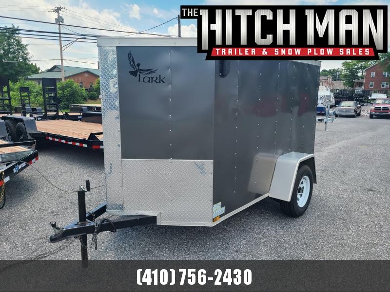 Used 2014 Lark 5 x 8 V-Nose Cargo Trailer w/Ramp Door Used 2014 Lark 5 x 8 V-Nose Cargo Trailer w/Ramp Door