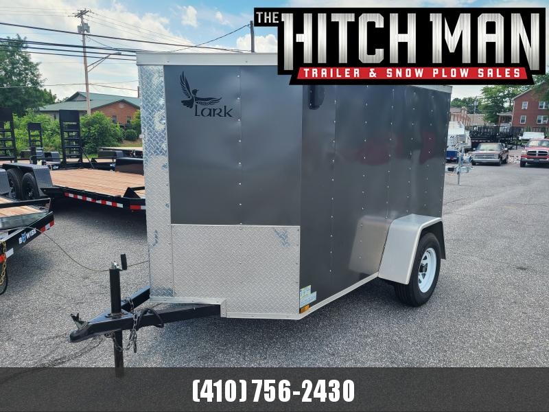 Used 2014 Lark 5 x 8 V-Nose Cargo Trailer w/Ramp Door Used 2014 Lark 5 x 8 V-Nose Cargo Trailer w/Ramp Door