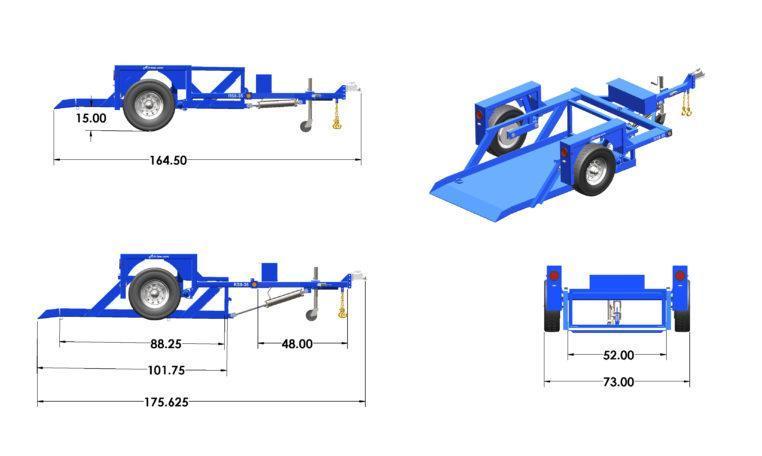 new Equipment / Flatbed Trailers Air Tow  for sale, in Taneytown, MD Thumbnail 5