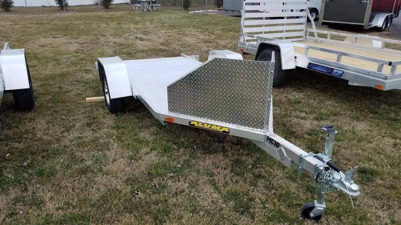 4'3" x 10'5" Aluma MC10 Aluminum Single Motorcycle Trailer 2k