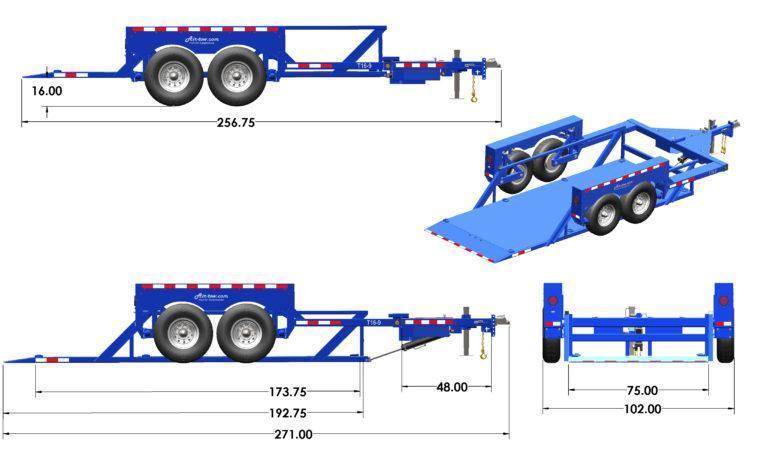 new Equipment / Flatbed Trailers Air Tow  for sale, in Taneytown, MD Thumbnail 3