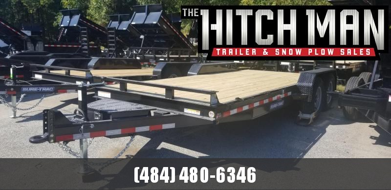 7 x 18 (16+2) Sure-Trac Equipment Trailer 10k 7 x 18 (16+2) Sure-Trac Equipment Trailer 10k