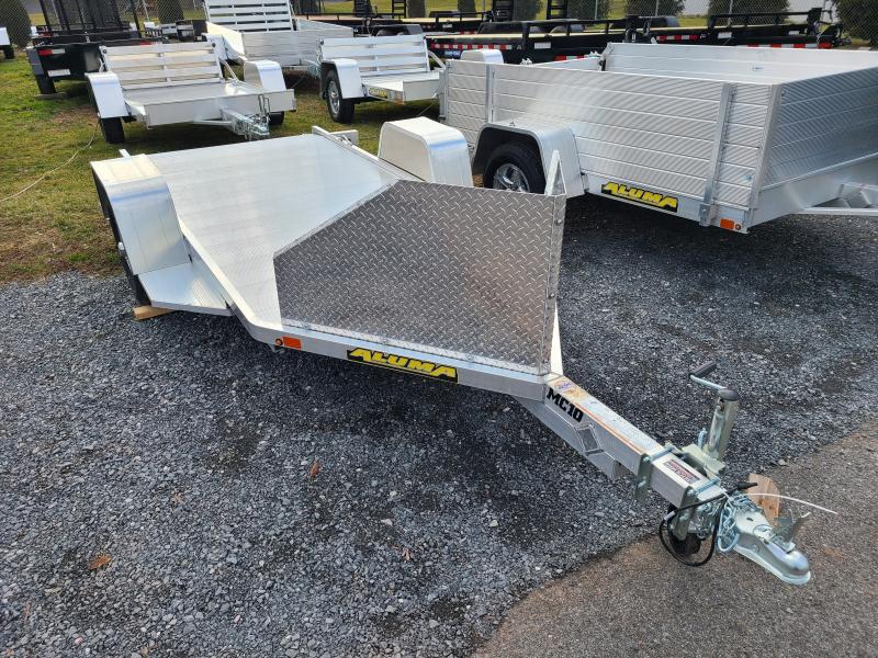 4'3" x 10'5" Aluma MC10 Aluminum Single Motorcycle Trailer 3K