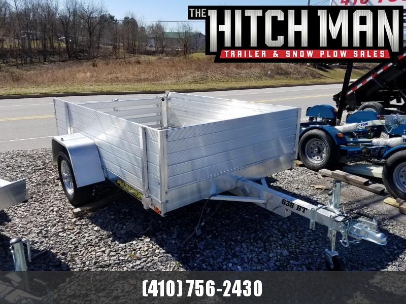 5' 3" x 8' ALUMA 638 Aluminum Utility Trailer 2K w/ BiFold Rear Gate