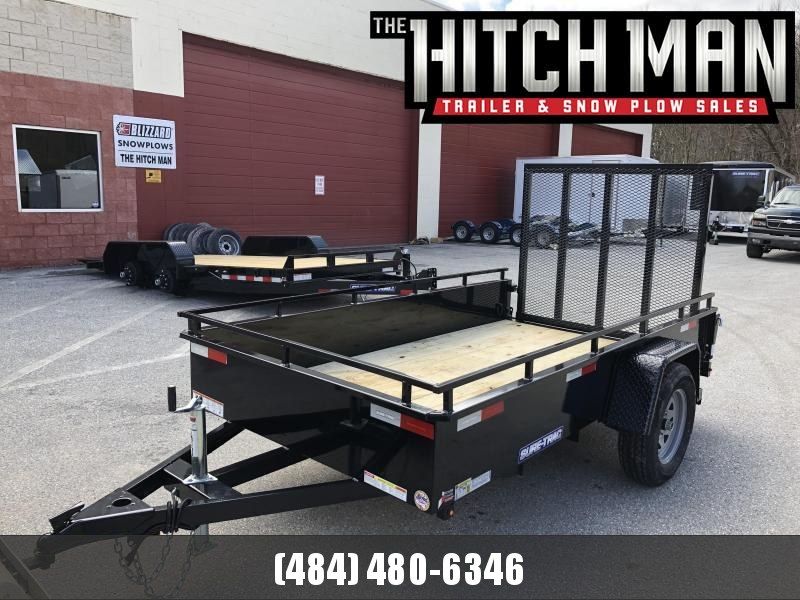 5 x 10 Sure-Trac 14" Steel High Side Trailer 3k 5 x 10 Sure-Trac 14" Steel High Side Trailer 3k