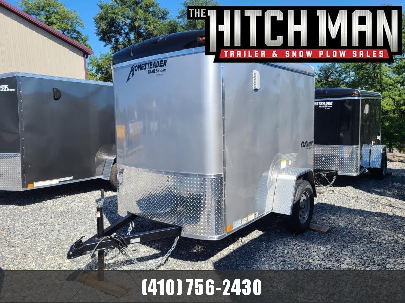 5 X 8 Homesteader Challenger Cargo 3k **Silver w/6" Extra Height & Swing Door Pkg. 5 X 8 Homesteader Challenger Cargo 3k **Silver w/6" Extra Height & Swing Door Pkg.