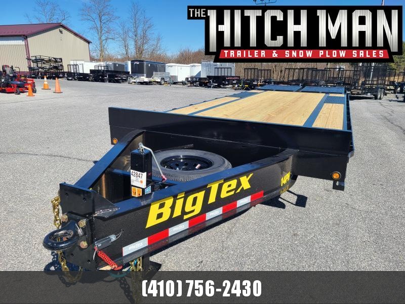 8.5' x 25' (20'+5') Big Tex PH14 Deckover Equipment Trailer 16K ***w/Spare Tire, Mega Ramps 8.5' x 25' (20'+5') Big Tex PH14 Deckover Equipment Trailer 16K ***w/Spare Tire, Mega Ramps