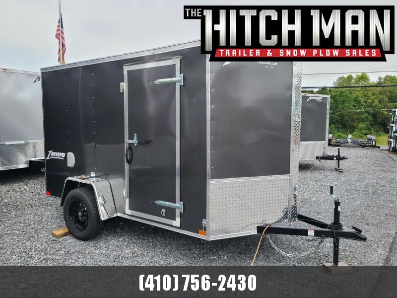 6 x 10 Homesteader Intrepid V-Nose Cargo Trailer, 3k **Charcoal w/ Ramp Door Package 6 x 10 Homesteader Intrepid V-Nose Cargo Trailer, 3k **Charcoal w/ Ramp Door Package