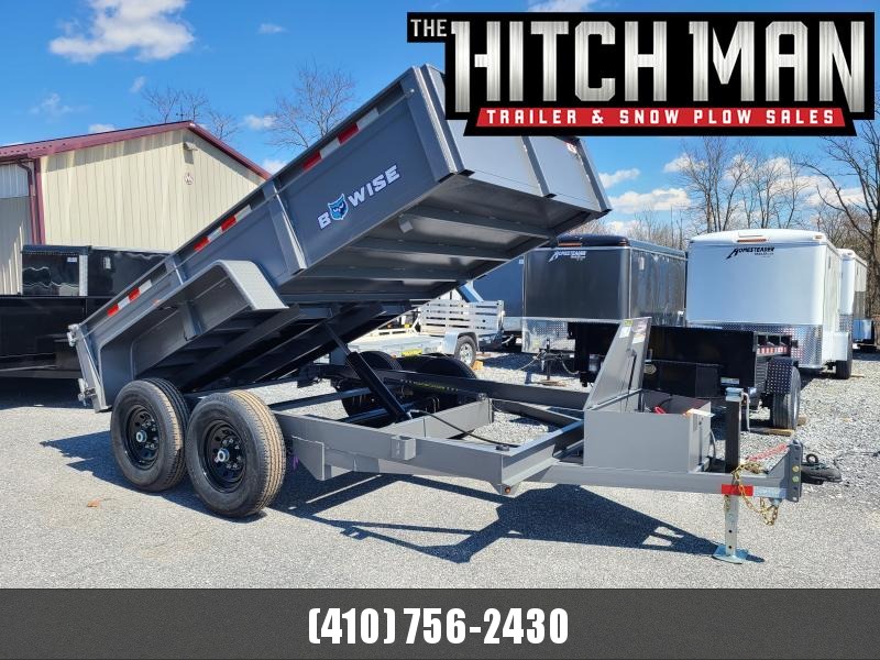 7 x 12 B-WISE LE Series Low Profile Dump Trailer, 12K **Hammertone Gray 7 x 12 B-WISE LE Series Low Profile Dump Trailer, 12K **Hammertone Gray