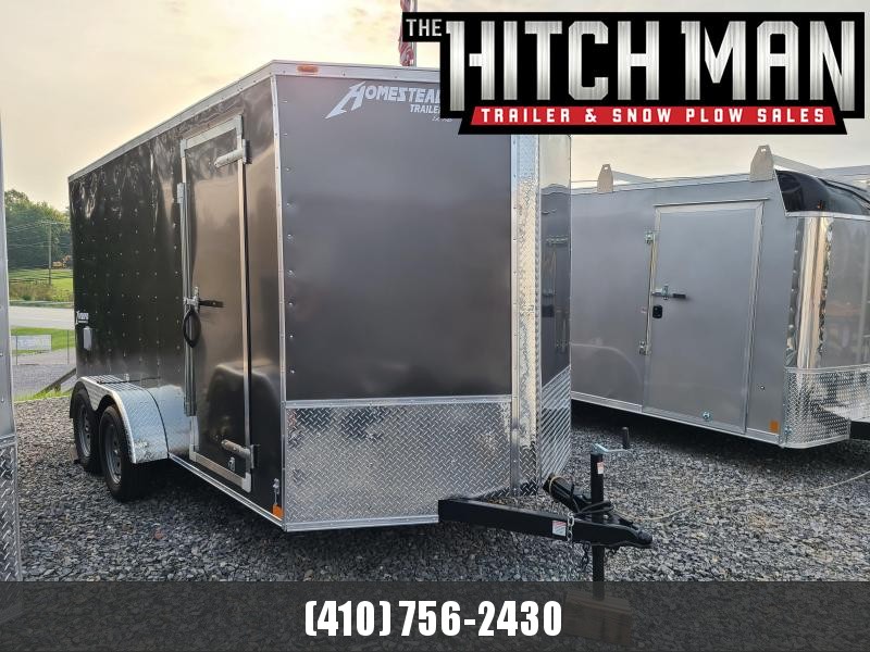 7 x 14 Homesteader Intrepid V-Nose Cargo 7k **Charcoal w/6" Extra Height & Ramp Door Package 7 x 14 Homesteader Intrepid V-Nose Cargo 7k **Charcoal w/6" Extra Height & Ramp Door Package