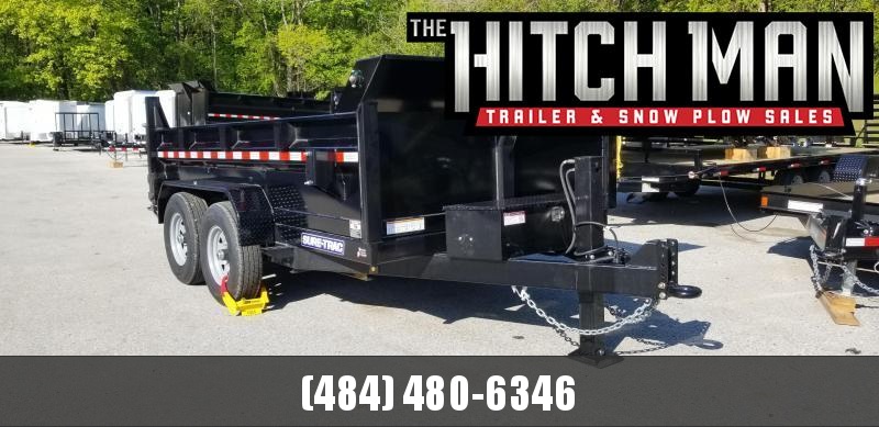 82in x 12 Sure-Trac Low-Pro Dual Ram Dump w/Hydraulic Jack 14k 82in x 12 Sure-Trac Low-Pro Dual Ram Dump w/Hydraulic Jack 14k