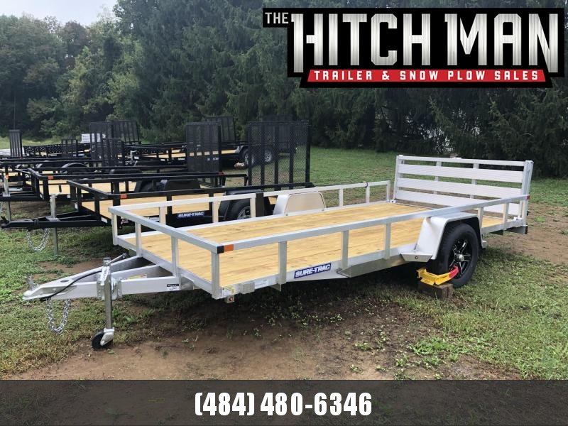 7 x 14 Sure-Trac Aluminum Utility Trailer 3k 7 x 14 Sure-Trac Aluminum Utility Trailer 3k