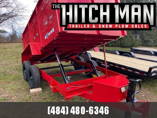 7 x 12 BWISE 44" Fixed High Sides **Red** Dump 14k 7 x 12 BWISE 44" Fixed High Sides **Red** Dump 14k