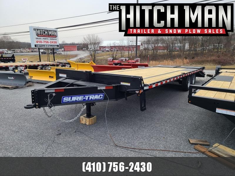 8.5 x 25 (20+5) Sure-Trac LowPro HD Deckover Equipment Trailer 15K 8.5 x 25 (20+5) Sure-Trac LowPro HD Deckover Equipment Trailer 15K
