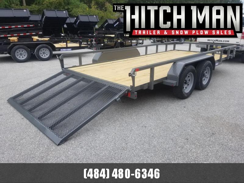7 x 16 Sure-Trac Tube Top Utility Trailer 7k 7 x 16 Sure-Trac Tube Top Utility Trailer 7k