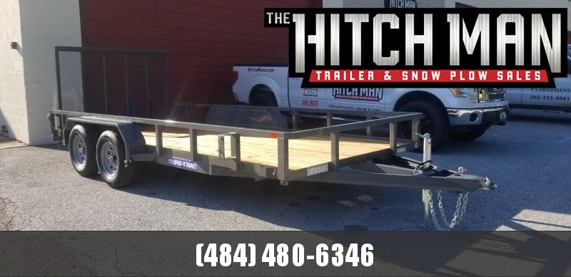 Sure-Trac 7 x 16 Tube Top Utility 7k Tandem Sure-Trac 7 x 16 Tube Top Utility 7k Tandem