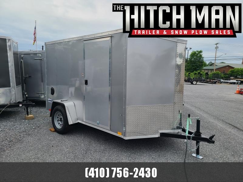 6 x 10 Look Element SE V-Front Cargo Trailer 3k ***Silver w/Ramp Door 6 x 10 Look Element SE V-Front Cargo Trailer 3k ***Silver w/Ramp Door