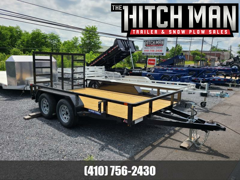 7 X 12 Sure-Trac Tandem Axle Tube Top Utility, 7k GVWR ***w