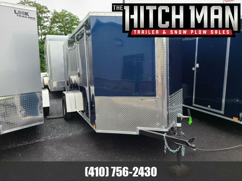 6 x 12 Look Element SE V-Nose Cargo, 3K GVWR ***Indigo Blue w/Ramp Door & 4 Tie Downs 6 x 12 Look Element SE V-Nose Cargo, 3K GVWR ***Indigo Blue w/Ramp Door & 4 Tie Downs 1687549199