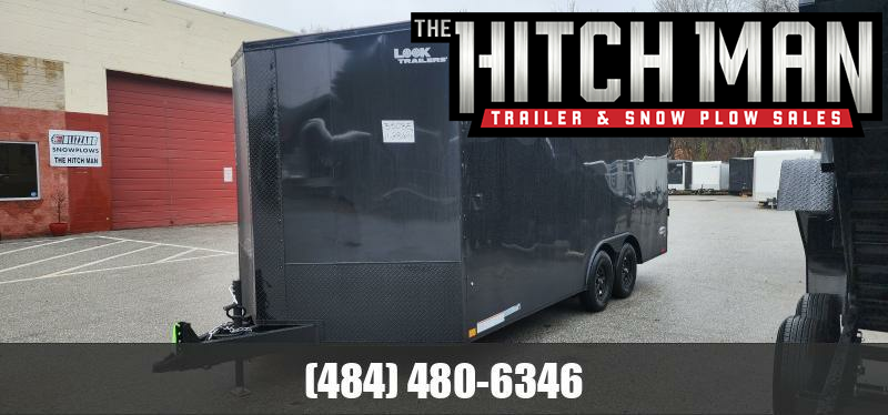8.5 x 18 Look Element Se V-Nose Auto Hauler Blackout Package 7k 8.5 x 18 Look Element Se V-Nose Auto Hauler Blackout Package 7k