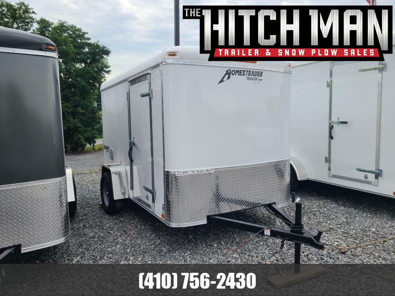 6 X 10 Homesteader Challenger Cargo 3k **White w/6" Extra Height & Ramp Door 6 X 10 Homesteader Challenger Cargo 3k **White w/6" Extra Height & Ramp Door
