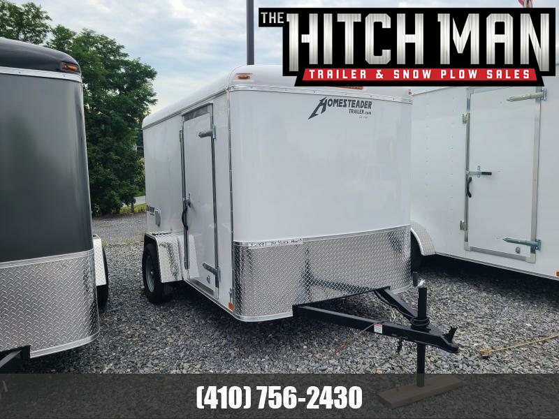 6 X 10 Homesteader Challenger Cargo 3k  **White w/6" Extra Height & Ramp Door 70f78daae5da62ac3a87134ebbb547ad