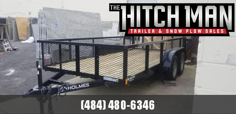 USED 6'4" x 14' Holmes Residential 2' MESH 7k Tandem USED 6'4" x 14' Holmes Residential 2' MESH 7k Tandem