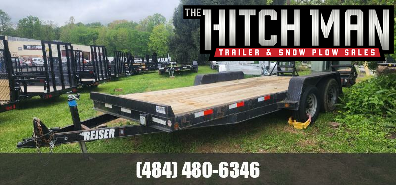 USED 2021 7 x 18 (16+2) Reiser Equipment Trailer 10k USED 2021 7 x 18 (16+2) Reiser Equipment Trailer 10k