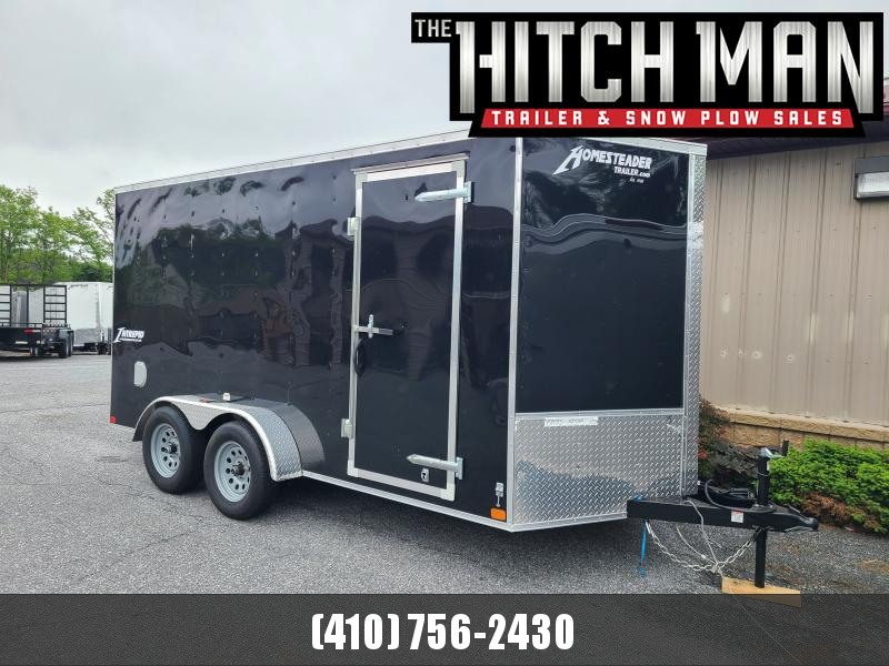 7 x 14 Homesteader Intrepid V-Nose Cargo 7k **Black w/6" Extra Height & Ramp Door Package 7 x 14 Homesteader Intrepid V-Nose Cargo 7k **Black w/6" Extra Height & Ramp Door Package