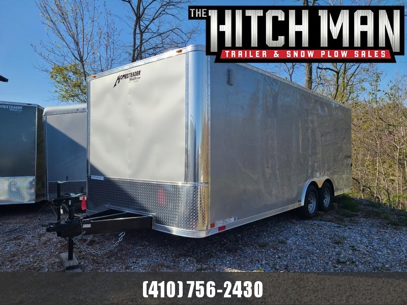 8.5 x 20 Homesteader Champion SGT Cargo Trailer, 7K ***Silver w/SGT Package 8.5 x 20 Homesteader Champion SGT Cargo Trailer, 7K ***Silver w/SGT Package