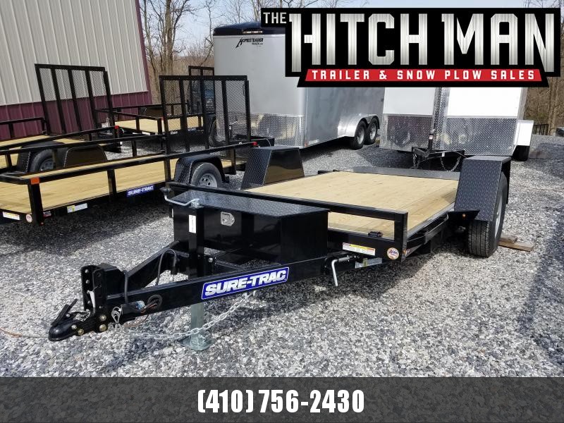 6.5 x 12 Sure-Trac Single-Axle Tilt Bed Equipment 7k 6.5 x 12 Sure-Trac Single-Axle Tilt Bed Equipment 7k