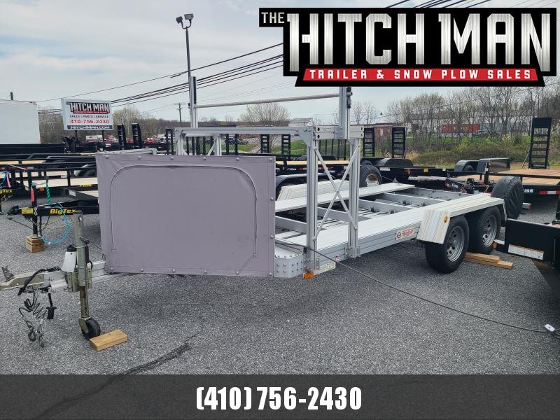 80" x 15' Used 2012 Trailex 8045EB Open Deck Lightweight Aluminum Car Hauler 7k 80" x 15' Used 2012 Trailex 8045EB Open Deck Lightweight Aluminum Car Hauler 7k