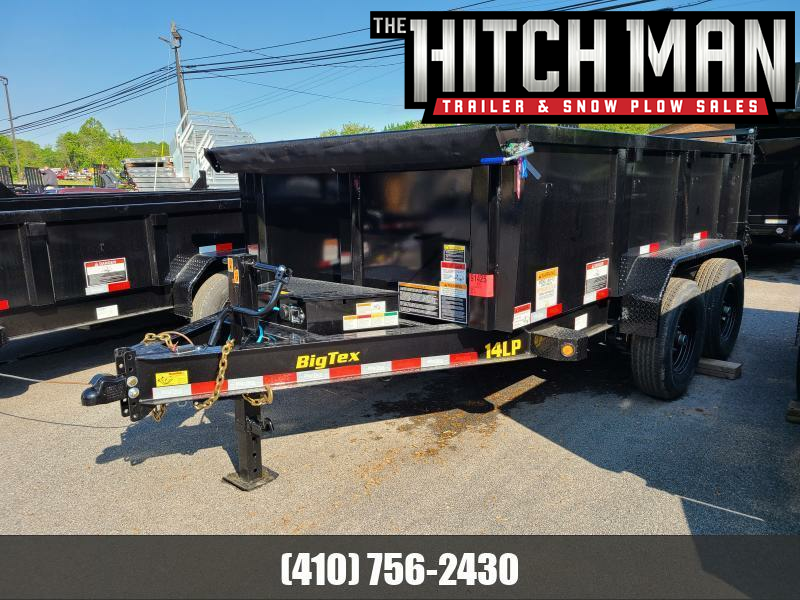 82in x 16 SureTrac HD Telescopic Dump Trailer 4ft High Sides 14k The