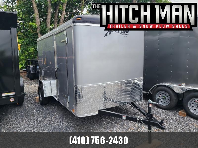 6 X 12 Homesteader Challenger Cargo Trailer 3k **Silver w/Double Barn Doors & 6" Extra Height 6 X 12 Homesteader Challenger Cargo Trailer 3k **Silver w/Double Barn Doors & 6" Extra Height