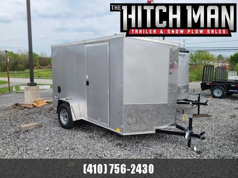 6 x 10 Look Element SE V-Nose Cargo Trailer 3k ***SILVER w/ Ramp Door 6 x 10 Look Element SE V-Nose Cargo Trailer 3k ***SILVER w/ Ramp Door
