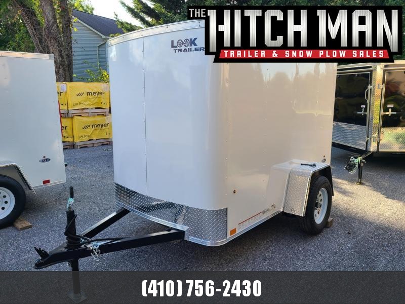 5 x 8 Look ST Enclosed Cargo Trailer 3k **White 5 x 8 Look ST Enclosed Cargo Trailer 3k **White