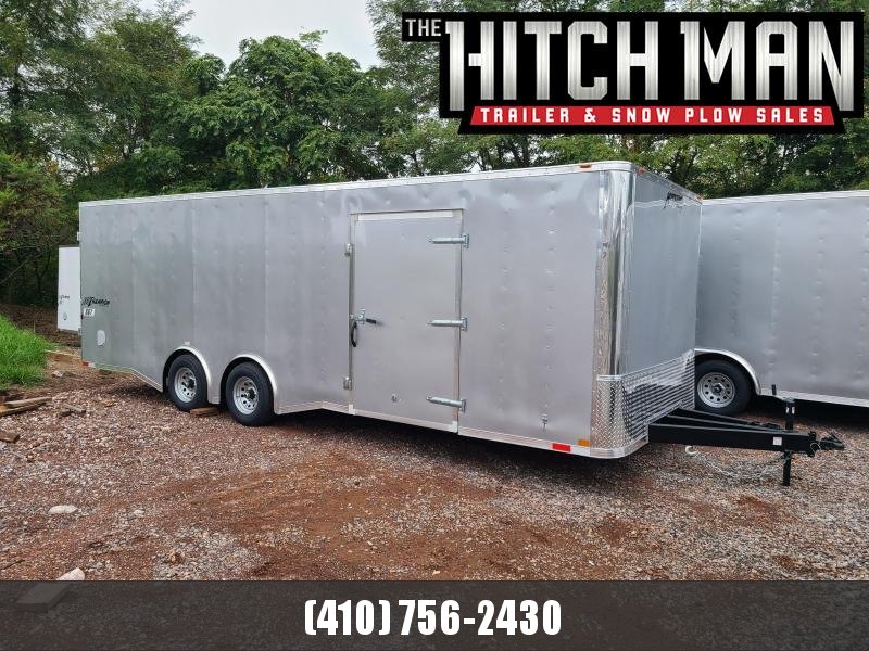 8 5 x 24 Homesteader Champion SGT 10k Enclosed Car Hauler **Silver w/Spread Torsion Axles 8 5 x 24 Homesteader Champion SGT 10k Enclosed Car Hauler **Silver w/Spread Torsion Axles