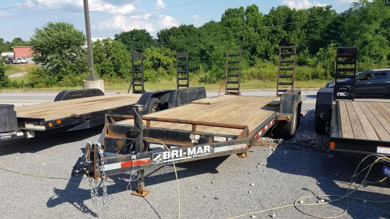 7 x 18 Used 2006 Bri-Mar Equipment Trailer 12K 7 x 18 Used 2006 Bri-Mar Equipment Trailer 12K
