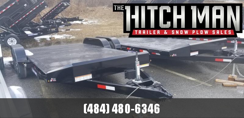 7 x 18 Sure-Trac Steel Deck Car Hauler 7k 7 x 18 Sure-Trac Steel Deck Car Hauler 7k