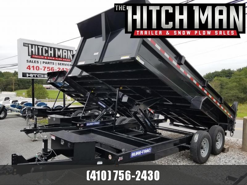 7 x 16 Sure-Trac Scissor-Hoist HD Dump Trailer 14k 7 x 16 Sure-Trac Scissor-Hoist HD Dump Trailer 14k