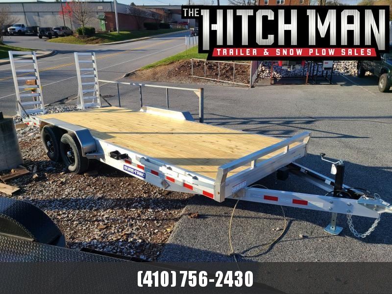 7' x 20' Sure-Trac Aluminum Equipment Trailer 10K 7' x 20' Sure-Trac Aluminum Equipment Trailer 10K