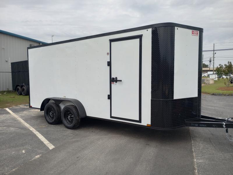 2022 Arising 7X14 TA ENCLOSED BLACK Cargo / Enclosed Trailer Macon