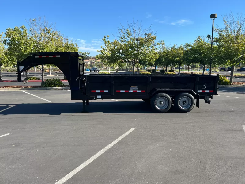 2019 BIG TOW CUSTOM 17x7x24 GOOSENECK HEAVY DUTY DUMP TRAILER