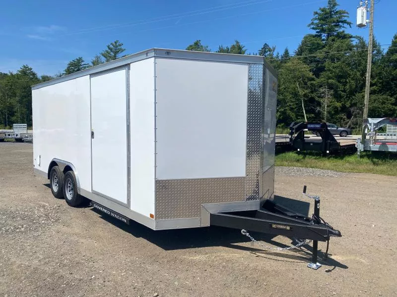 2025 Covered Wagon Trailers 8.5x18 Enclosed 7K Cargo Trailer w/PolyCore ...