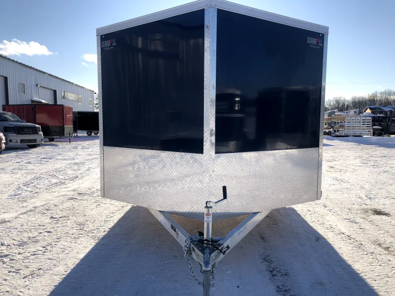 2026 Durabull Trailers 101x12 Aluminum Enclosed 2-Place Multi-Sport Snowmobile Trailer w/Snow Package & Fuel Door