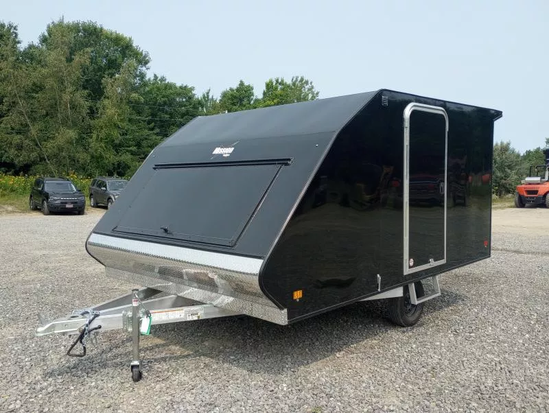 2026 Mission 101x12 Aluminum 2-Place Crossover w/Tapered Ramp, Canopy, Straight Sides