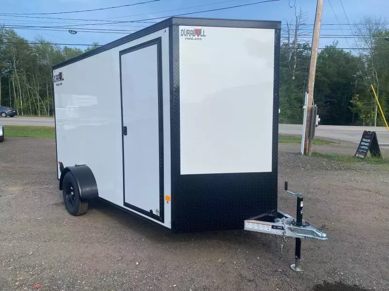 2026 Durabull Trailers 6x12 Aluminum Enclosed 3K Cargo Trailer w/Blackout PKG. & Rear Ramp