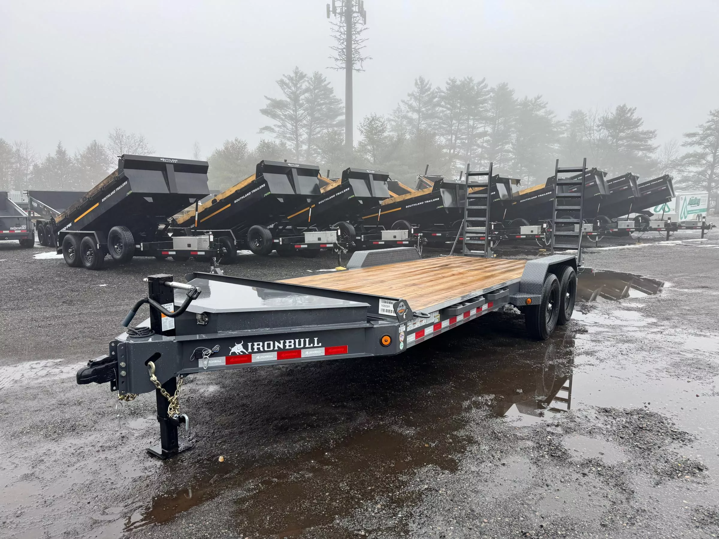 2026 Iron Bull Trailers 7x20 Powder Coated 14K Equipment Trailer w