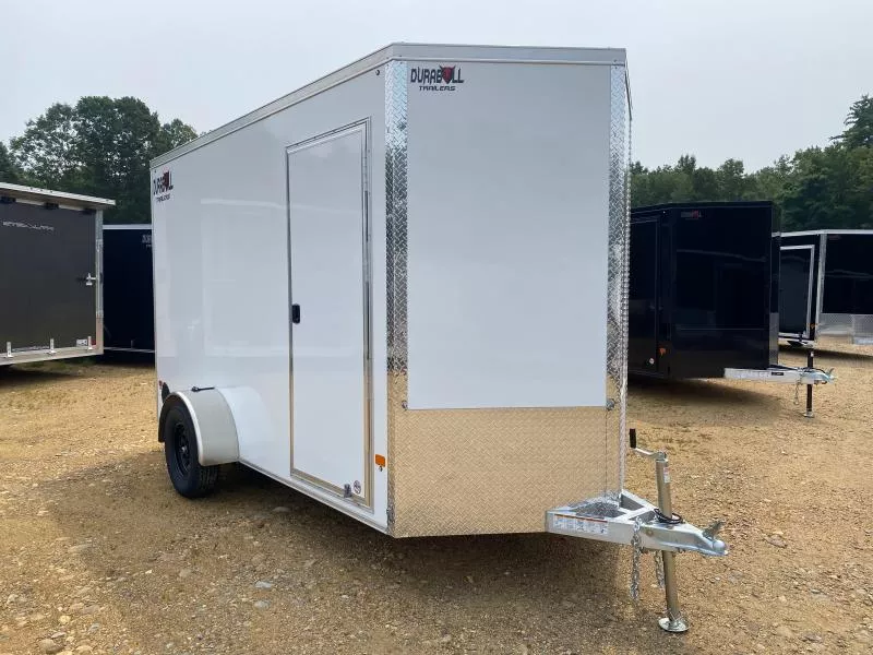 2026 Durabull Trailers 6x12 Aluminum Enclosed 3K Cargo Trailer w/Extra Height & Ramp Door